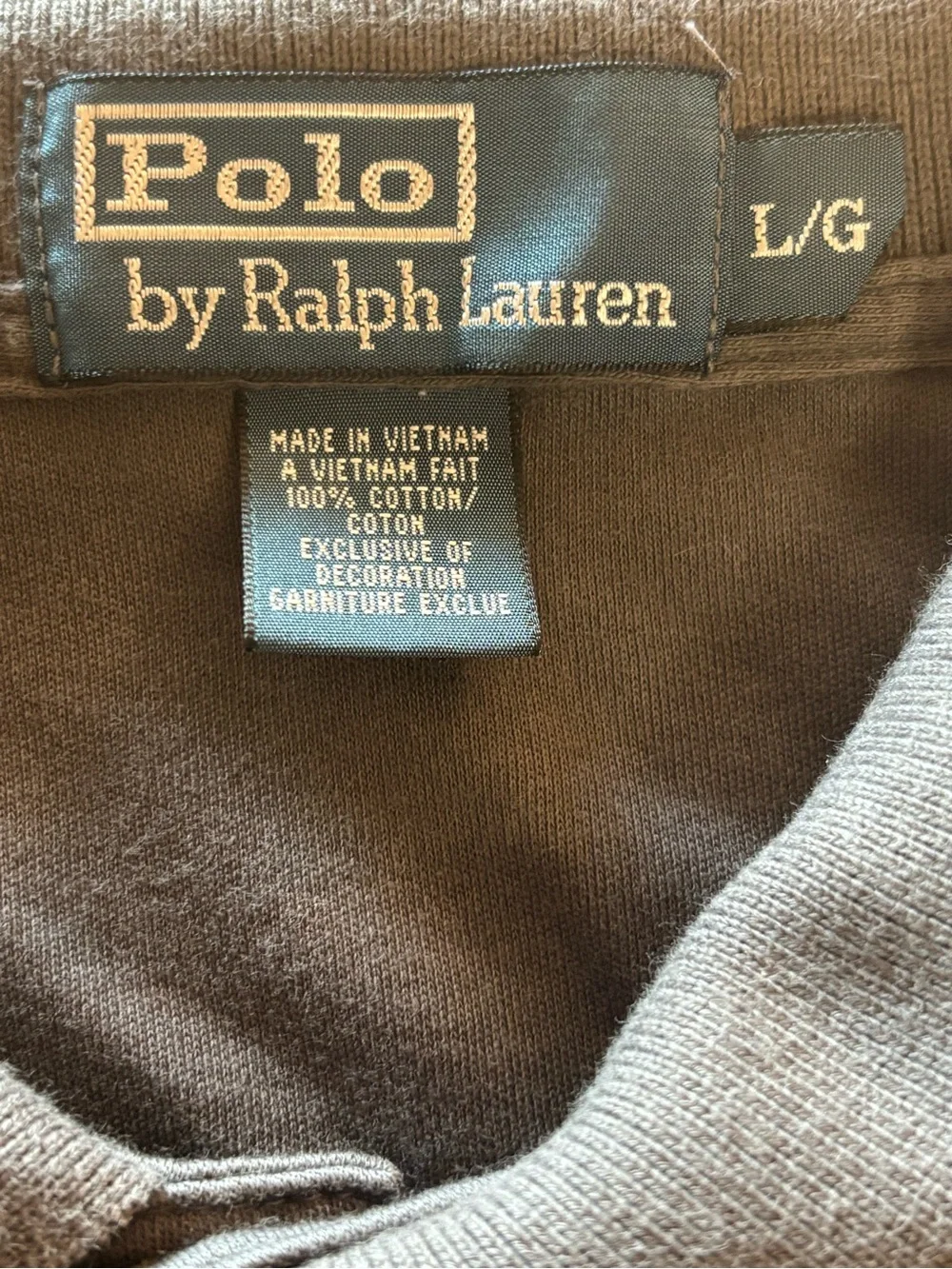 Ralph Lauren Long-Sleeve Polo in Charcoal with Red Pony
